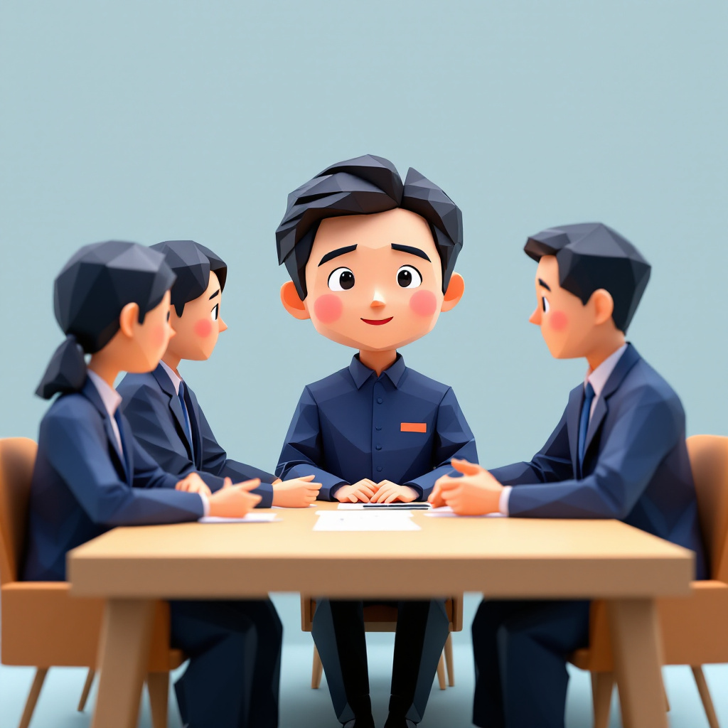 医療データガバナンスPMのキャラクターイラスト