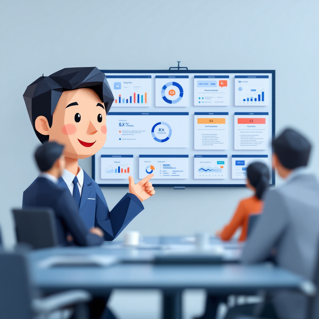 医療PMOのキャラクターイラスト
